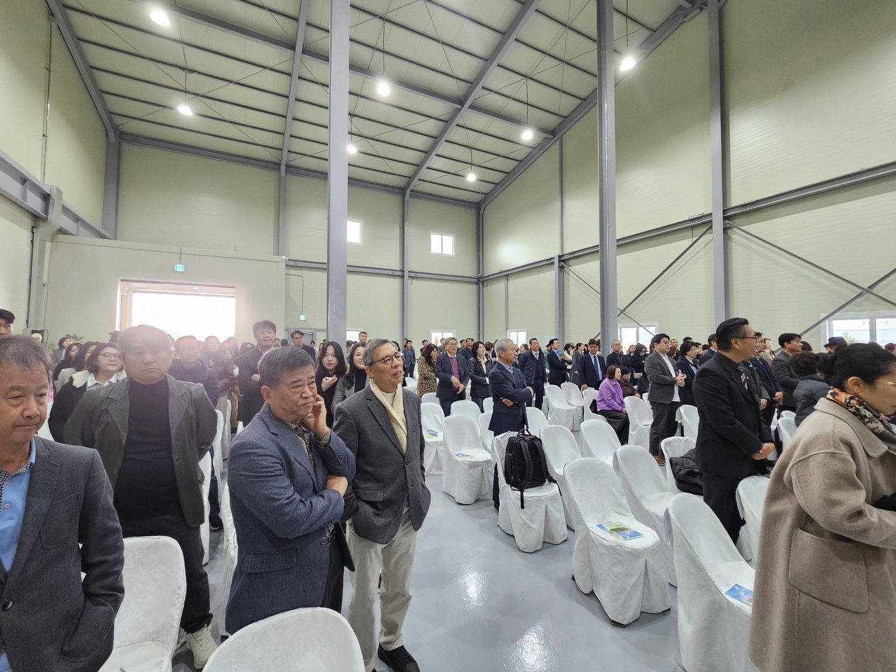 준공식에 참석한 관계자/신건수 기자 