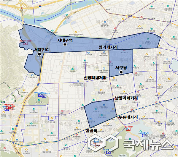 대구시 상수도사업본부, 서구 평리동·이현동·상중이동·비산동·내당동 일부 흐림물 출수 예상