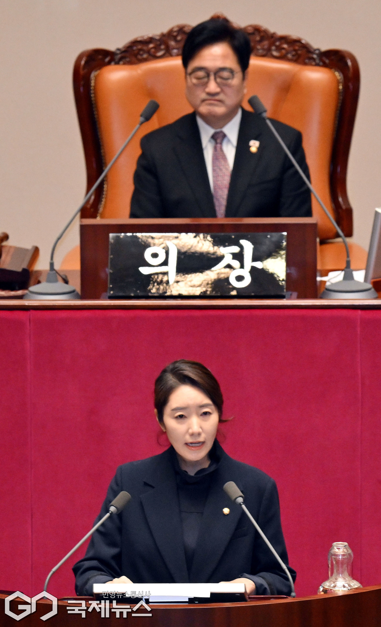 신상 발언하는 강선우 의원
