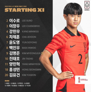 U-17월드컵, 한국<b>축구</b> <b>국가대표</b> 16강진출 '경우의수' 일정·<b>중계</b>는