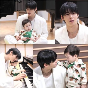 '<b>슈돌</b>' <b>차은우</b>, <b>김준호</b> 아들 은우와 깜짝 만남...육아천재 등극