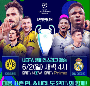 [챔스UCL결승] <b>도르트문트</b> vs <b>레알</b>마드리드 경기일정·중계, '로이스·크로스...