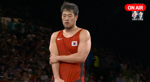 [속보] <b>레슬링 김승준</b>, 97kg급 <b>패자부활</b>전서 완패