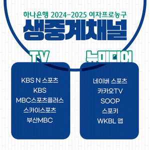 <b>스카이스포츠</b> 합류, 2024~2025 <b>여자프로농구</b> 중계 채널 확정
