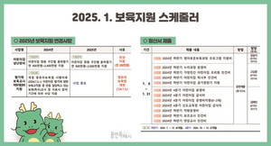 용인시 수지구, <b>보육</b>기관 대상 '<b>보육</b>지원 스케줄러' 제작·배포