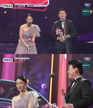 '2024 <b>SBS 연예대상</b>' <b>베스트 커플상</b>은 '김민재최유라 부부'