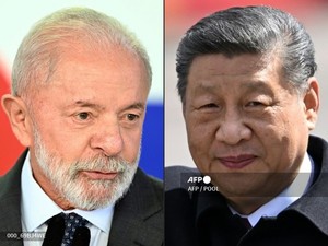 <b>시진핑</b>, <b>룰라</b>와 <b>통화</b> "中·브라질, '자립' 모델 될 수 있어"