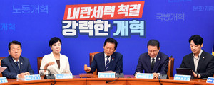<b>의사봉</b> 두드리는 <b>정청래</b> 대표