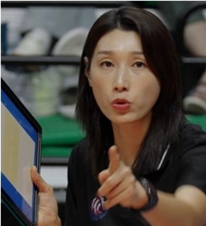 김호철 감독과 선수단