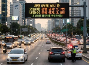 공공부문 차량 2부제 검토 관련 보도 이미지