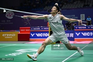 저우톈천, 시위치와 중국<b>오픈 배드민턴</b> 8강 대결