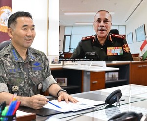 진영승 합참의장-인도 국방총장 첫 통화…군사협력·역내 안보 공감