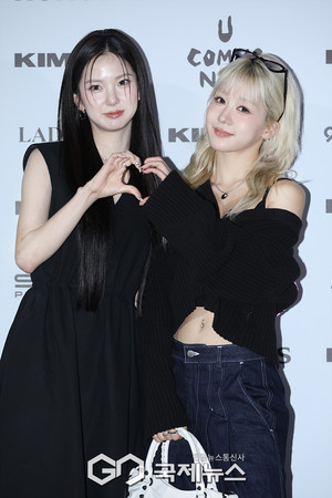 케플러 최유진·히카루, 서울패션위크 키모우이 쇼 참석