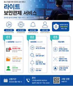 부산정보산업진흥원, 동남권 중소기업 40곳에 보안관제 무상 지원 - 뉴스 썸네일 이미지